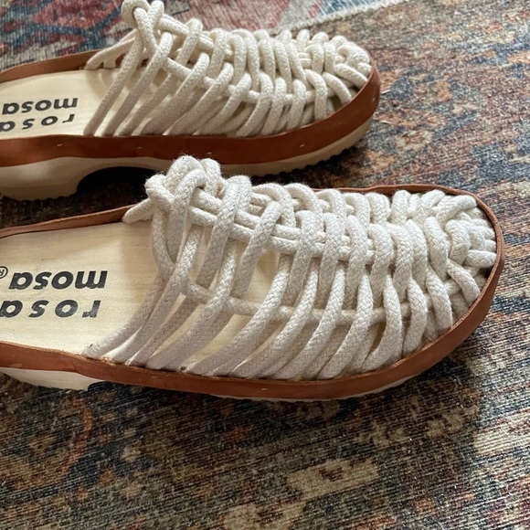 ROSA MOSA clogs with rope / plastic soles. Size 40/ 9 - Picture 7 of 8